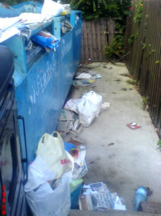  paper recyling bins morrisons acton