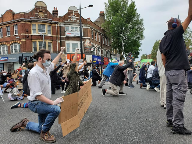 Ealing Protests Against Killing of George Floyd