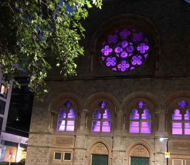 ealing town hall purple