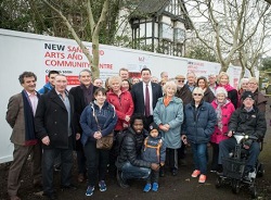 Residents gather for groundbreaking ceremony at new Sands End Commmunity Centre