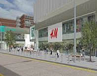 The new frontage at Kings Mall Hammersmith