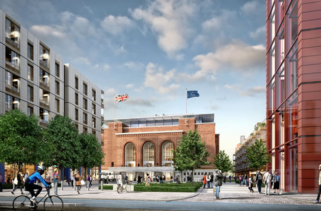 CGI Of redeveloiopment of King Street in Hammersmith
