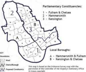Hammersmith and Fulham boundaries