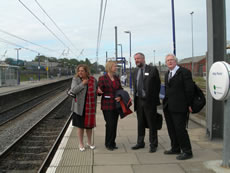 Angie Bray, Seema Kumar, Ian Brown and Brian Cooke