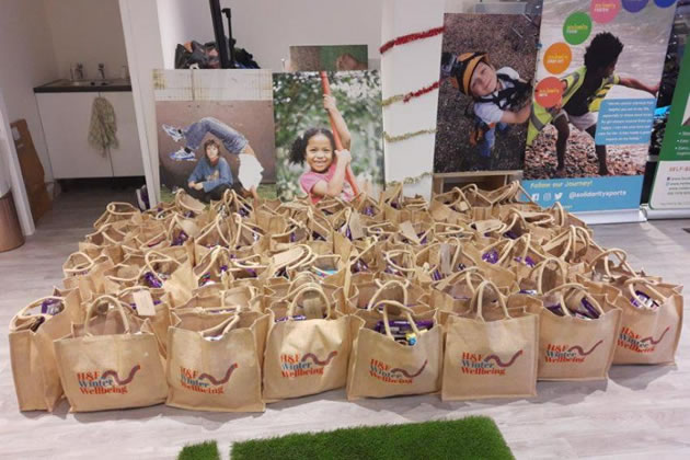 Bags of winter essentials for young residents in need