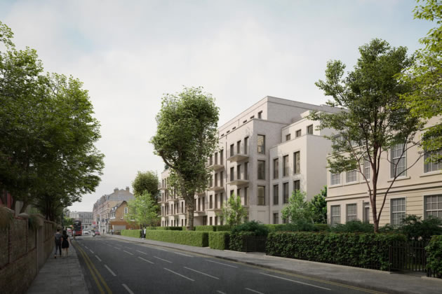 Hammersmith and Fulham Council says it is delivering 21 site including this one on Lillie Road