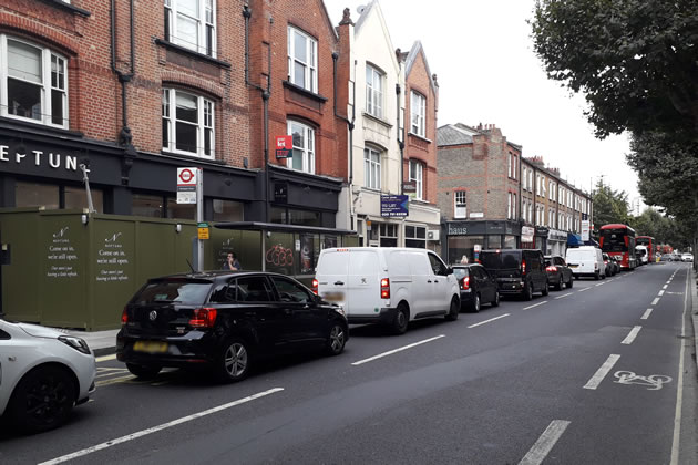 Opponents of the South Fulham scheme say it has caused congestion on Wandsworth Bridge Road 