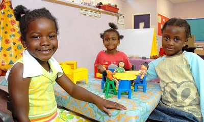 Children at Randolph Beresford Nursery
