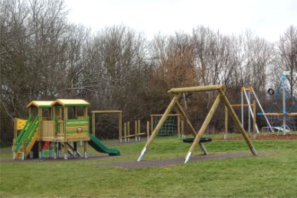 The new equipment at the Braybrook Street Play Area