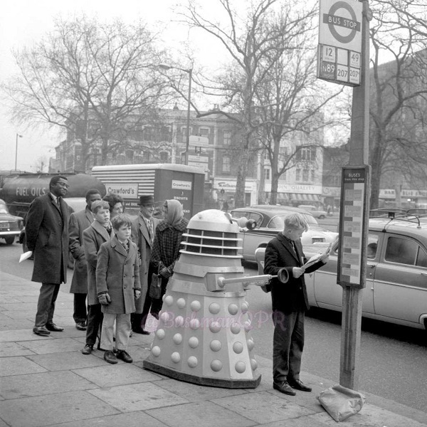 Daleks in Shepherd's Bush in 1963