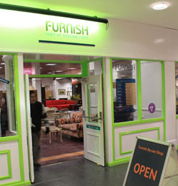 Furnish shop, now closed, in Shepherd's Bush