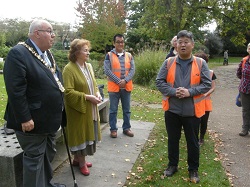 Mayor and Mayoress of Hammersmith and Fulham in Hammersmith Park