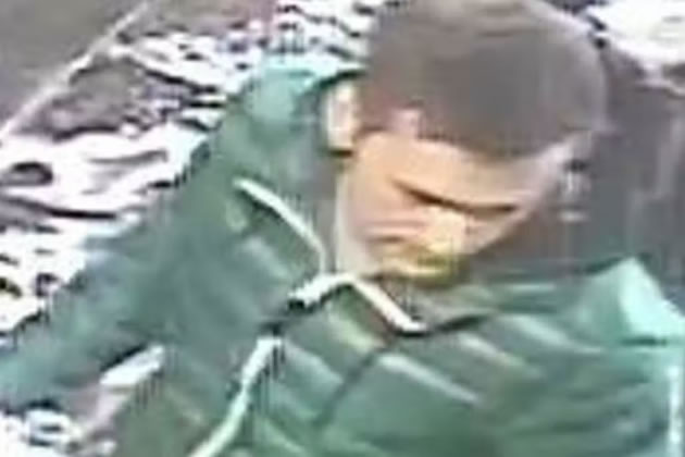 CCTV image of James Stephenson during the incident