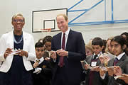 Prince William Visits Hammersmith Academy