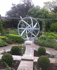 New sundial erected in Ravenscourt Park Walled Garden